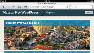 Wordpress Makes Blogs More Like Magazines on the iPad